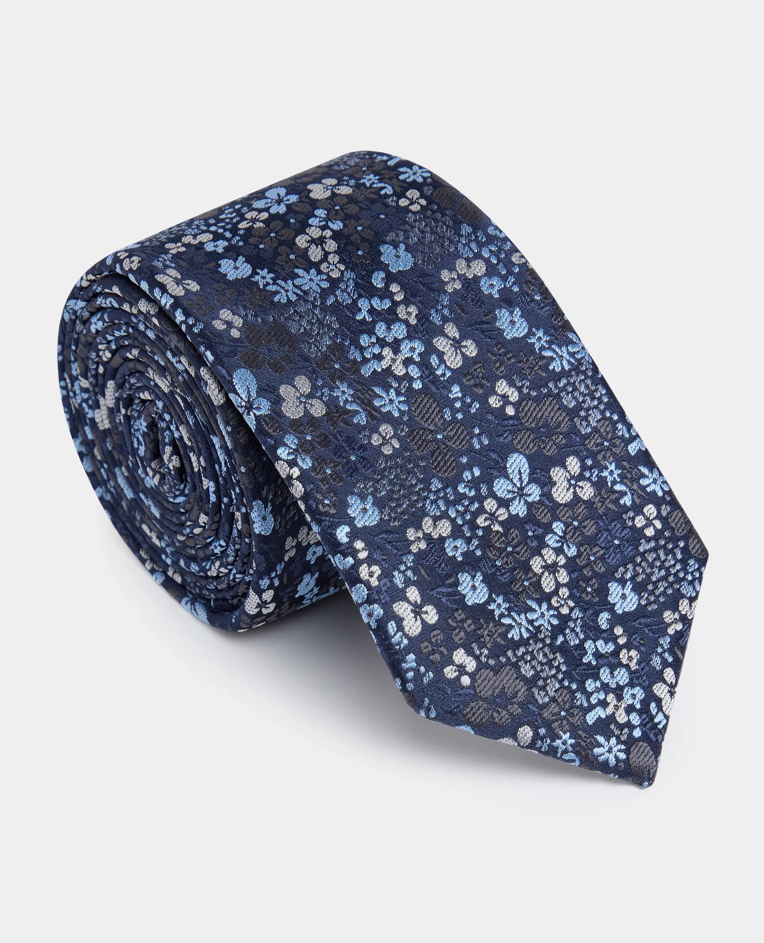 Ditsy Floral Print Tie