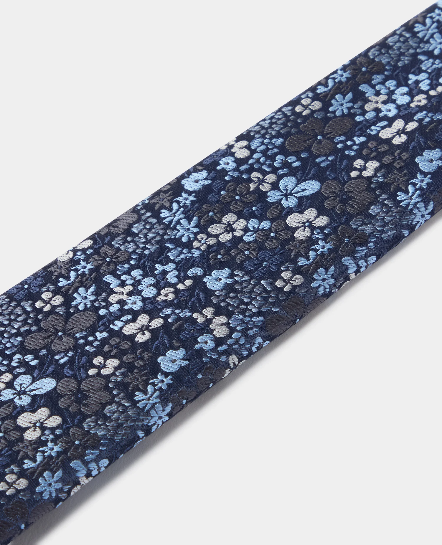 Ditsy Floral Print Tie - Image 2