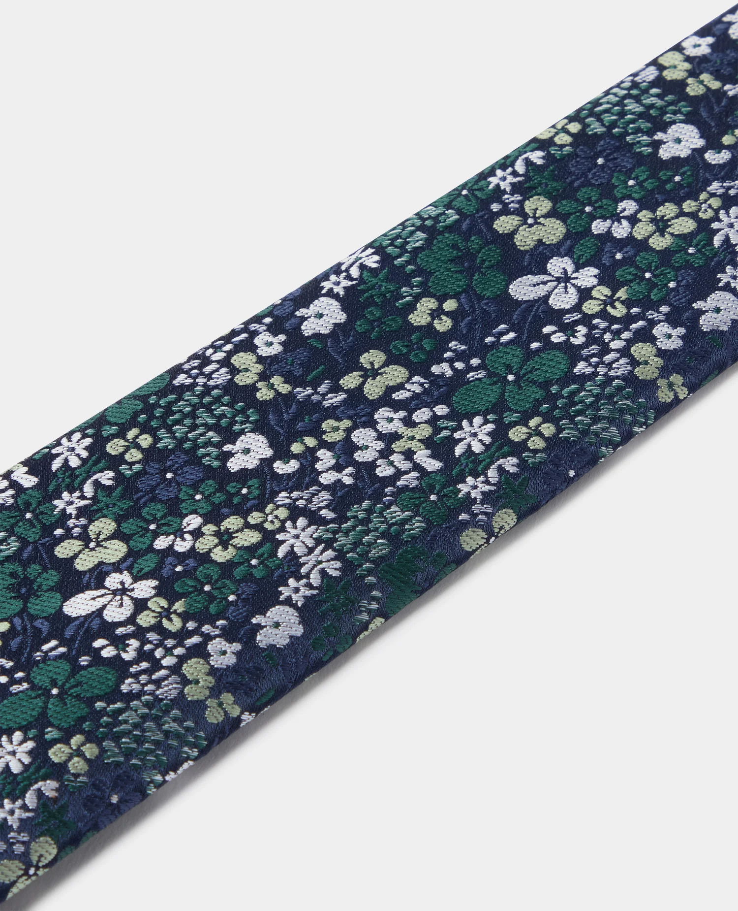 Ditsy Floral Print Tie - Image 2