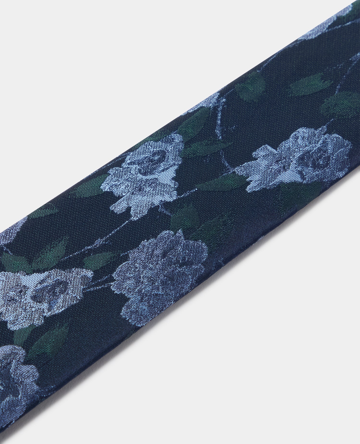 Floral Foliage Print Tie - Image 2