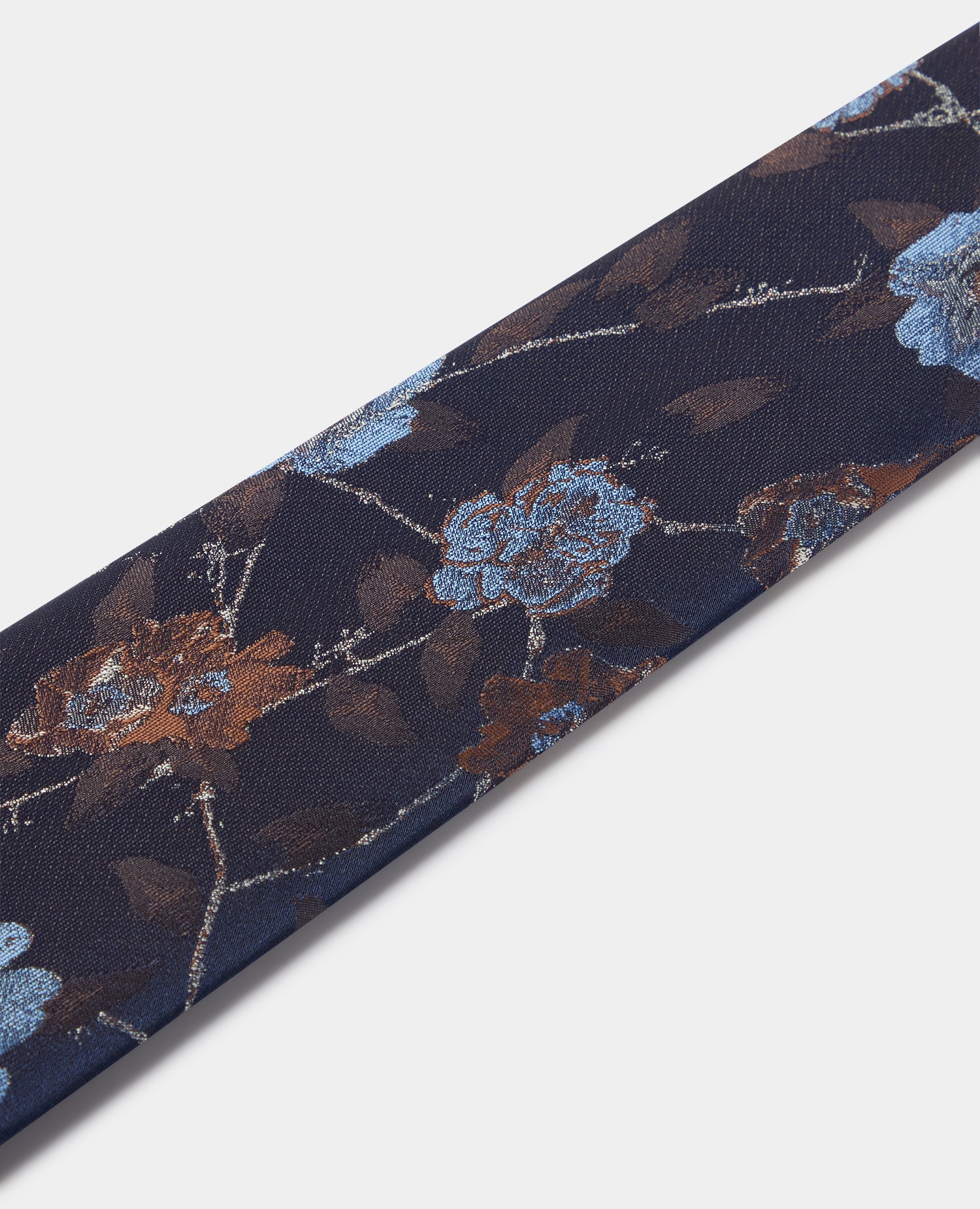 Floral Foliage Print Tie - Image 2