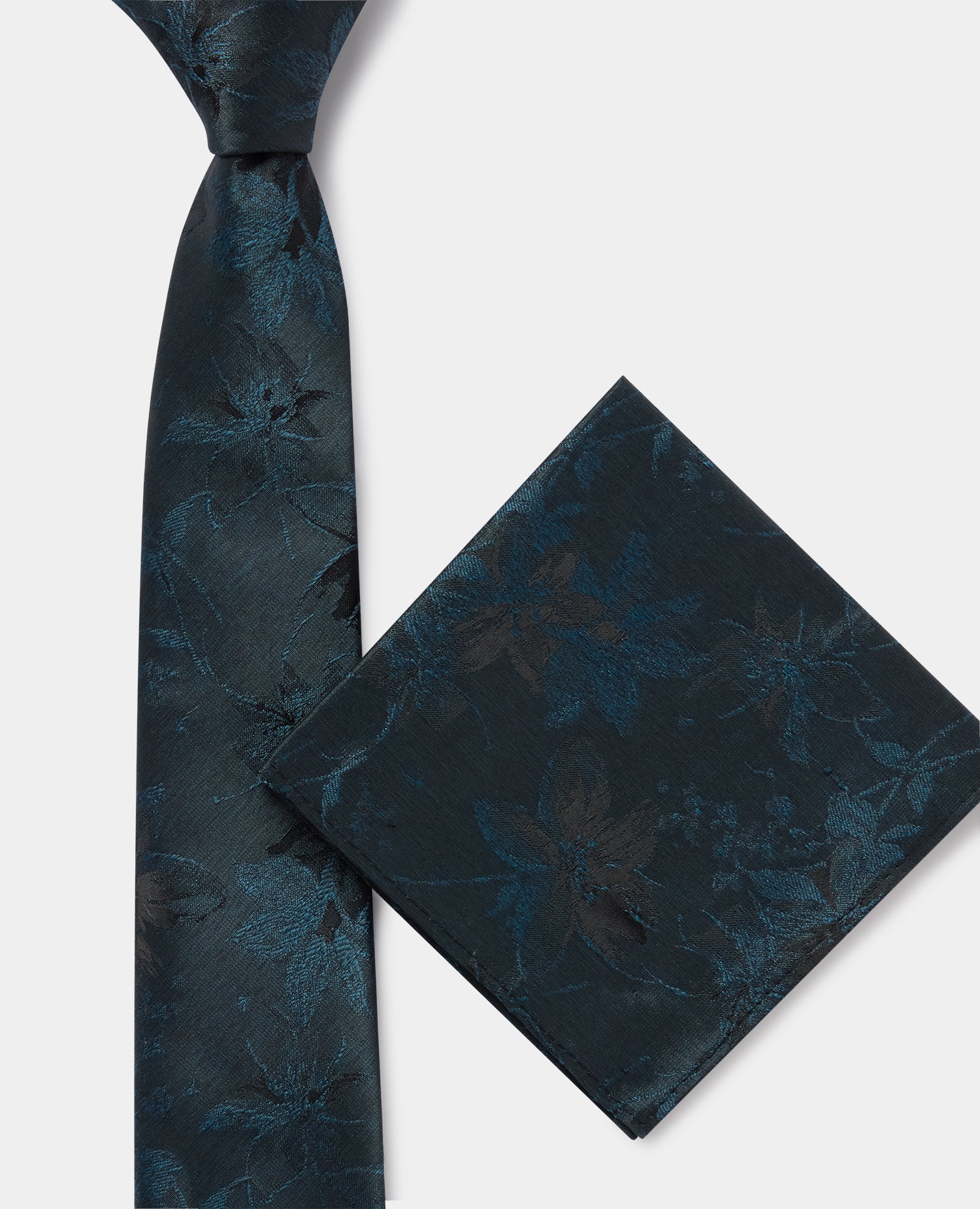 Shaded Floral Print Tie - Image 3