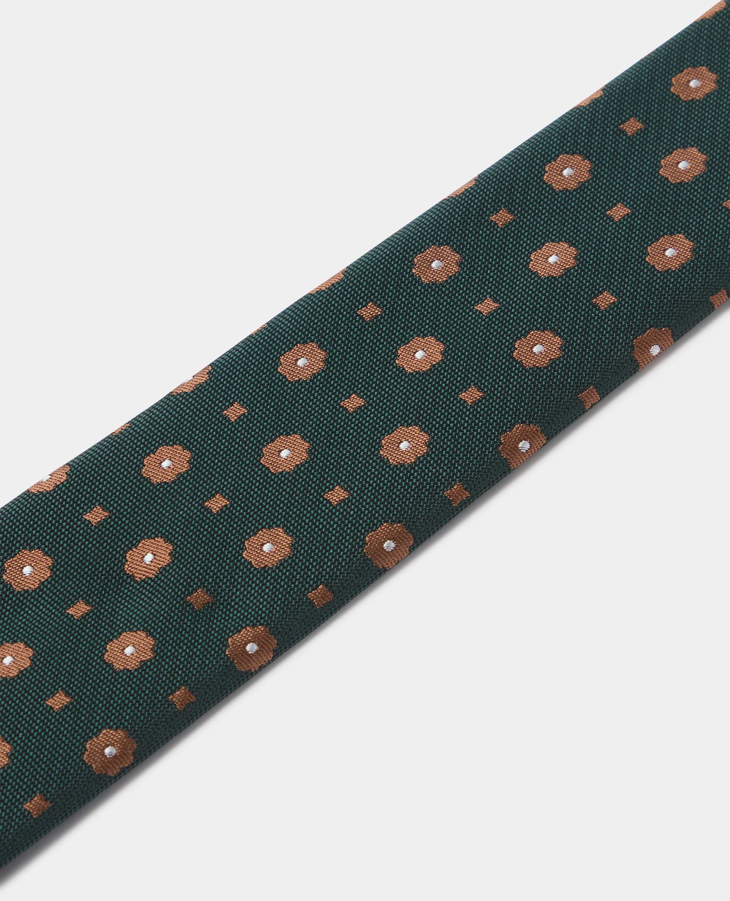 Micro-Pattern Print Tie - Image 2