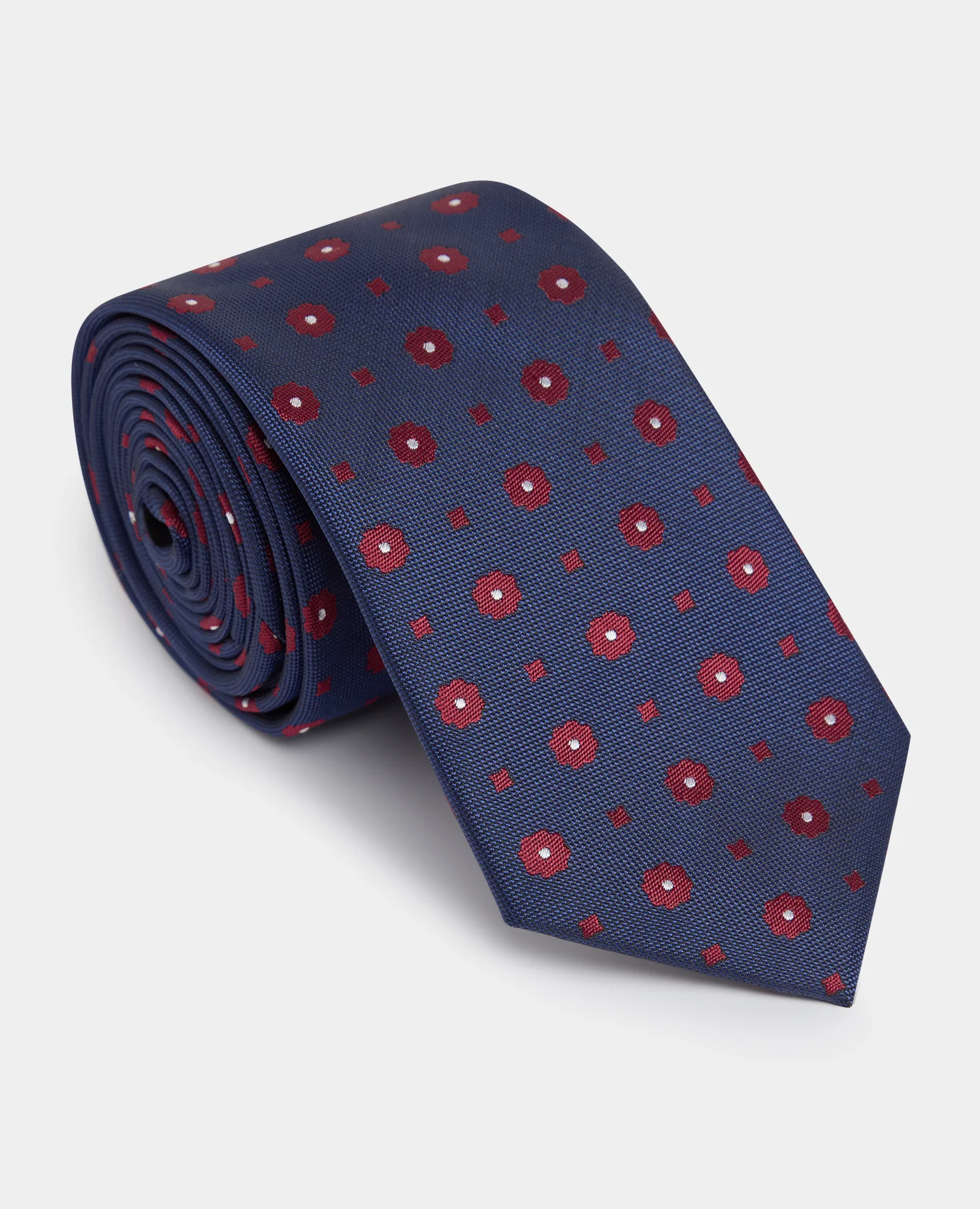 Micro-Pattern Print Tie