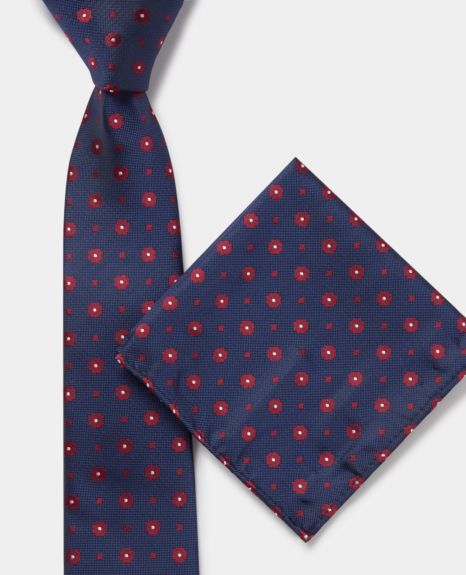 Micro-Pattern Print Tie - Image 3
