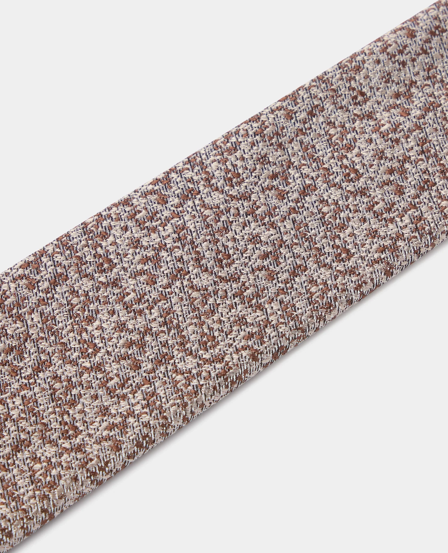 Abstract Print Silk Tie - Image 2