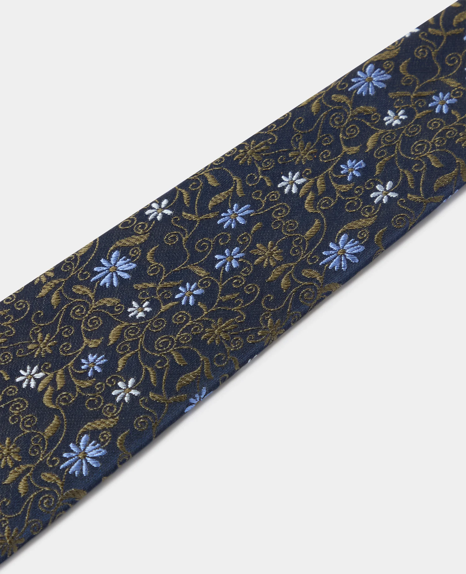 Houndstooth Wool-Blend Tie - Image 2