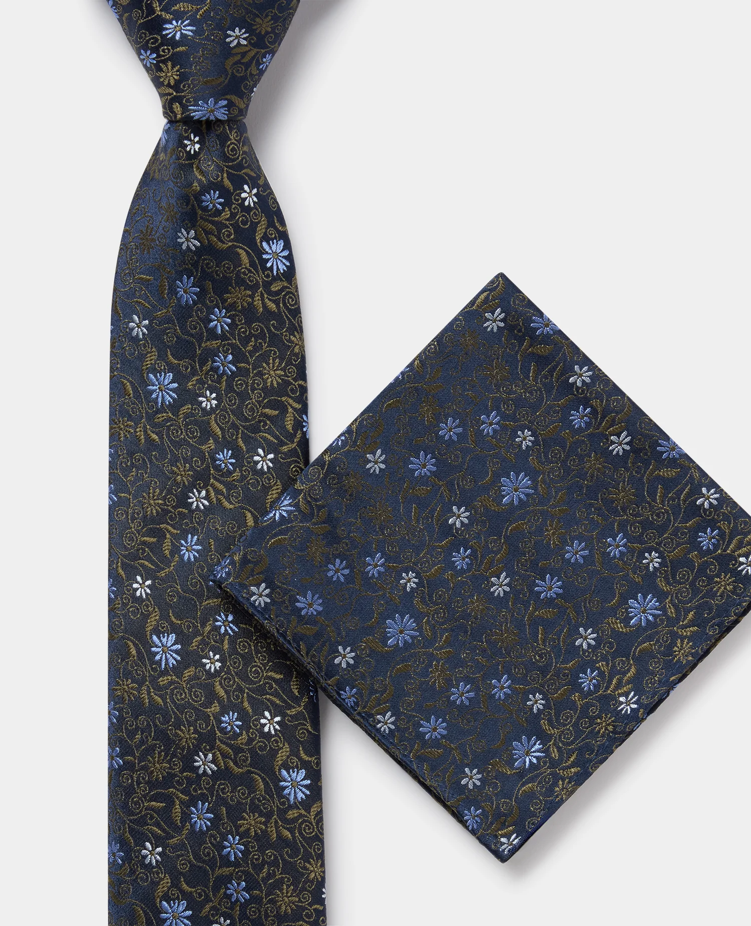 Houndstooth Wool-Blend Tie - Image 3