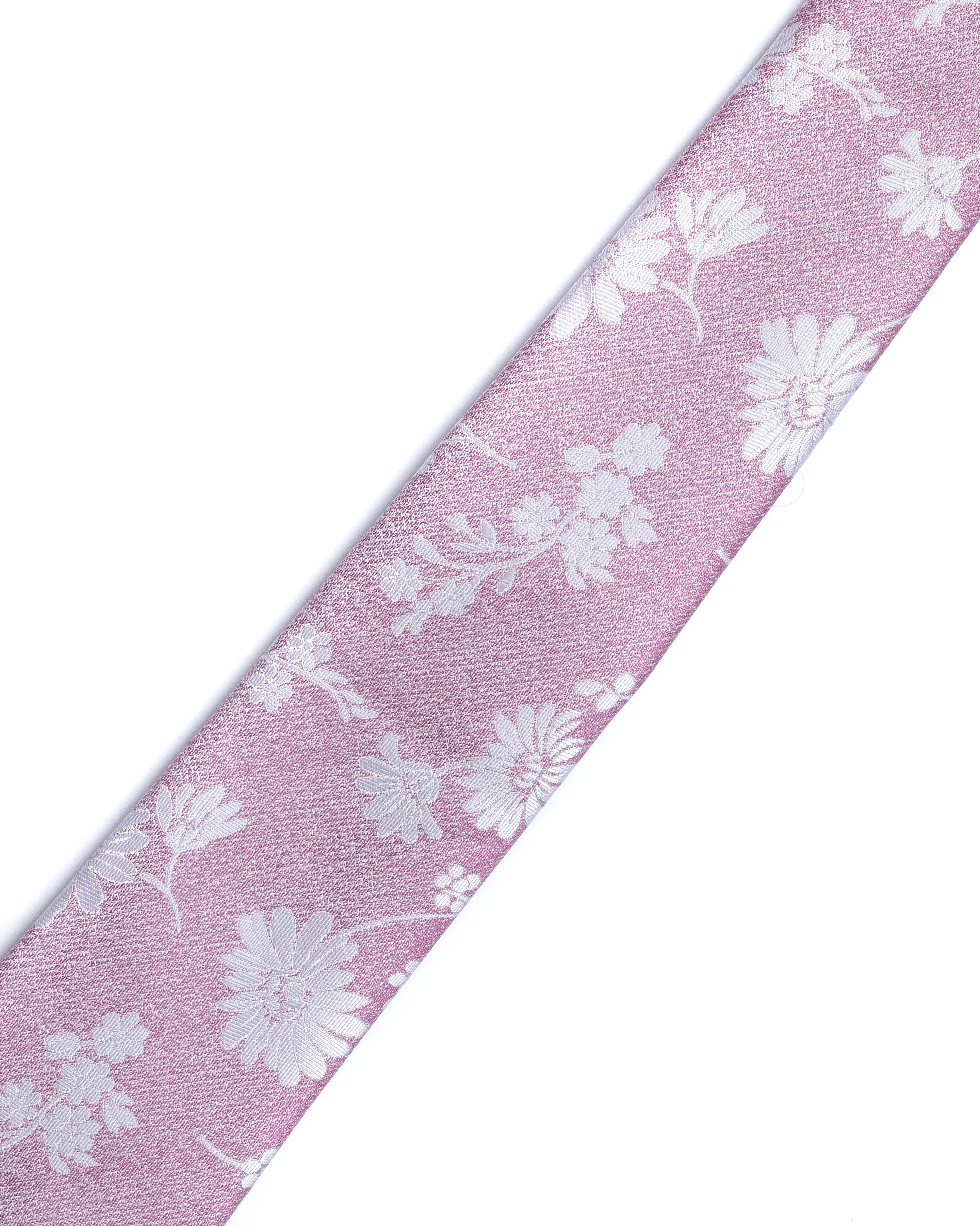 Pink Floral Tie - Image 2