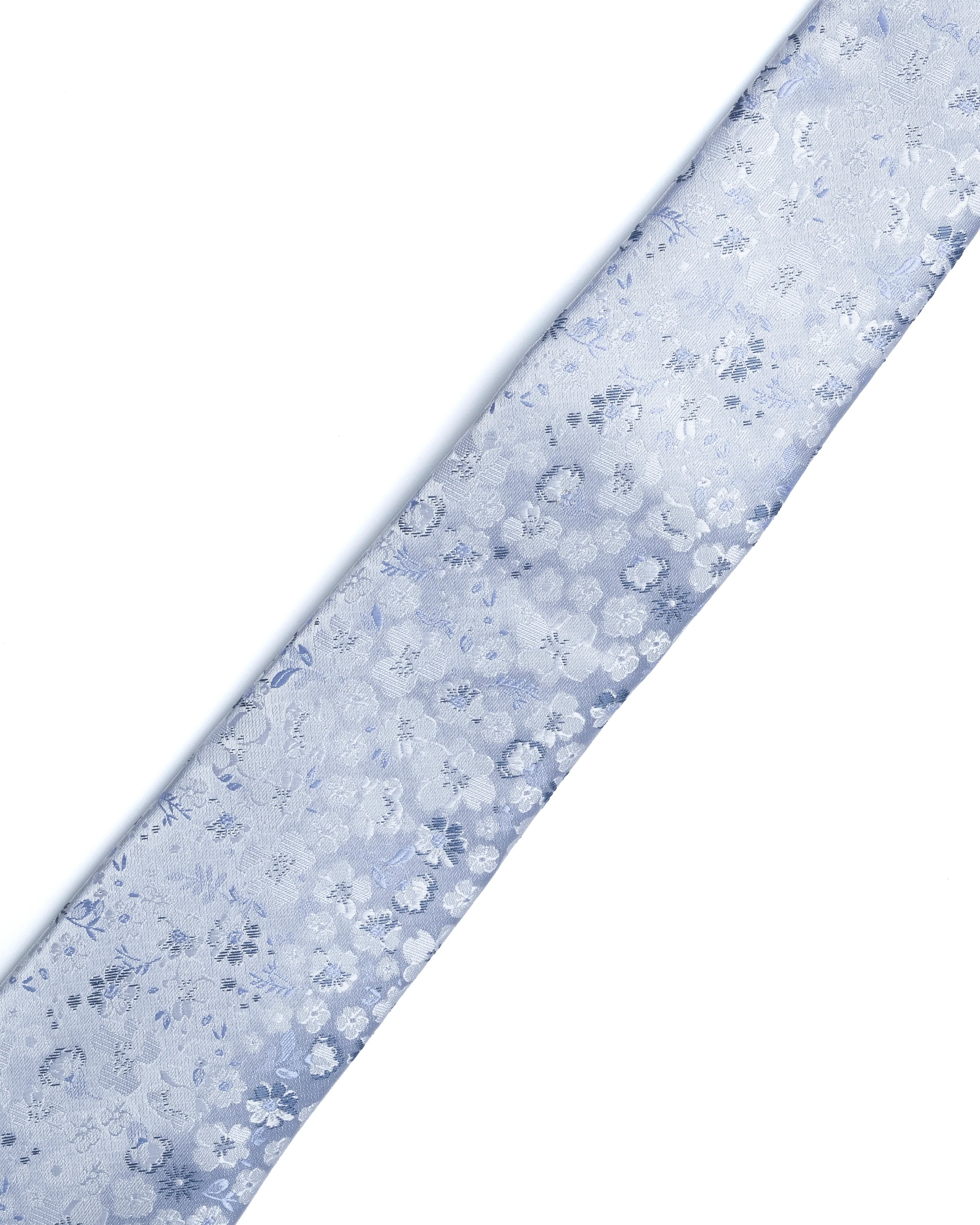 Lilac Floral Print Tie - Image 2
