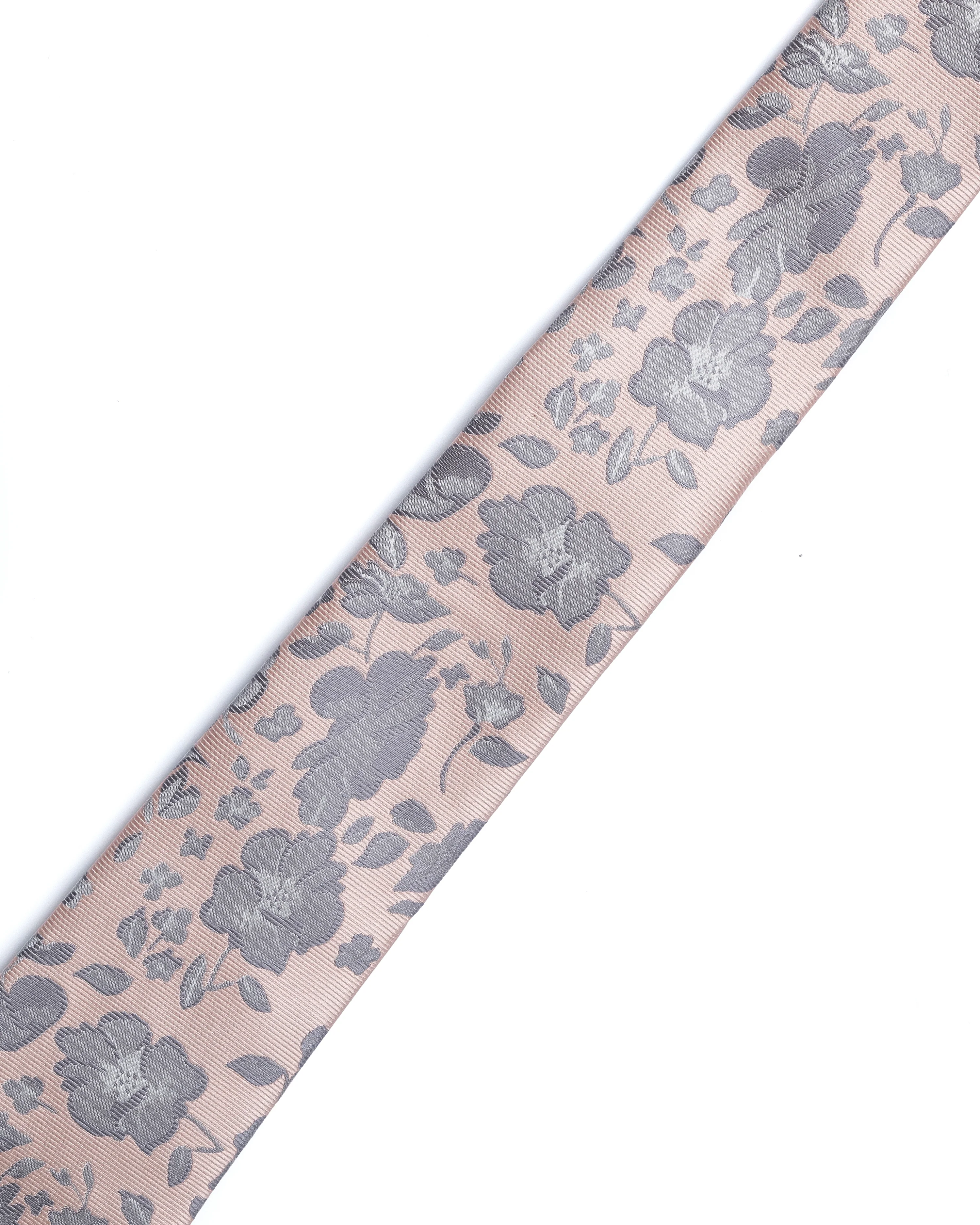 Pink Floral Print Tie - Image 2