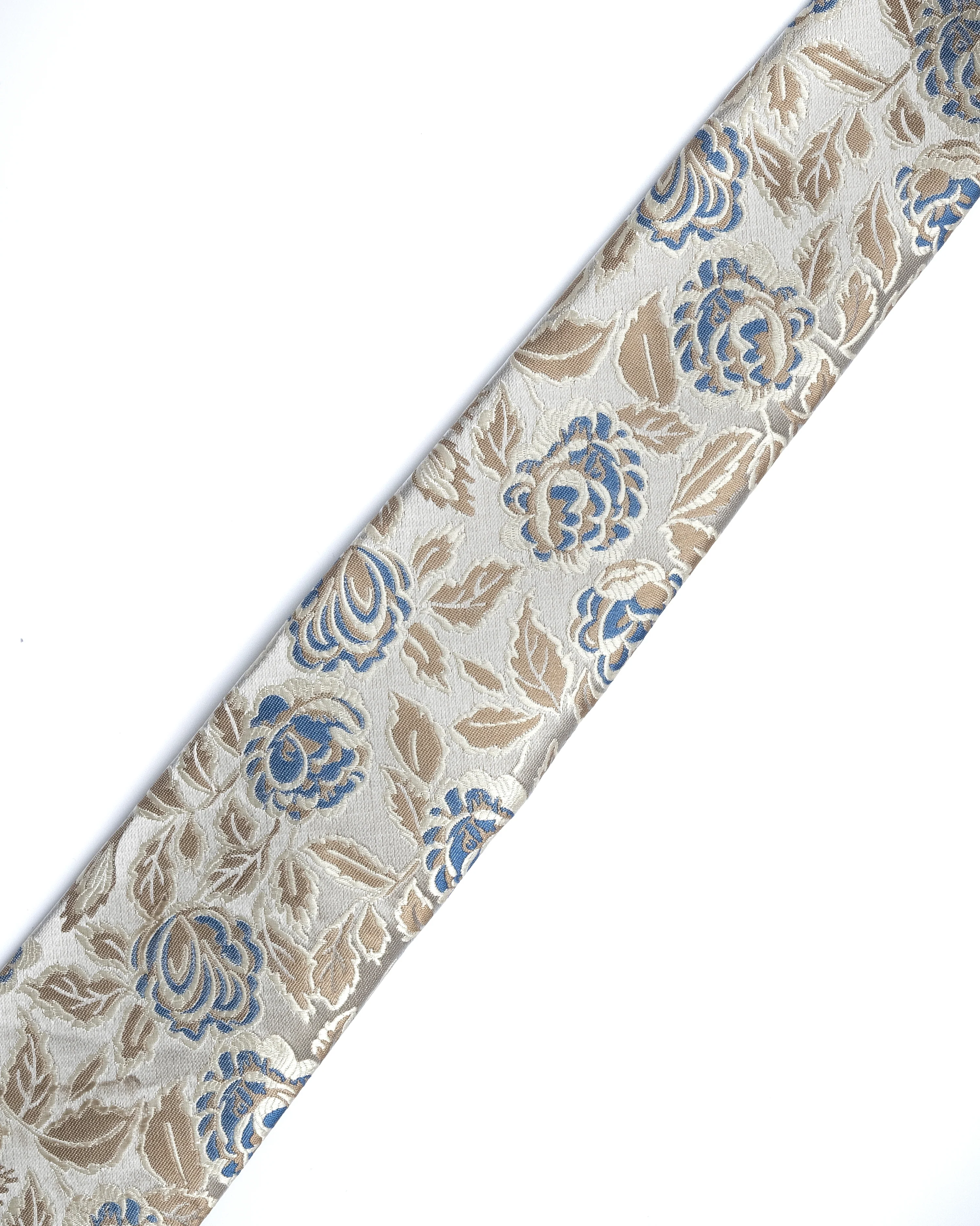 Biege Floral Tie - Image 2