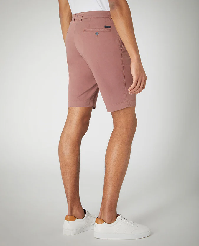Slim Fit Cotton Stretch Chino Shorts - Image 3