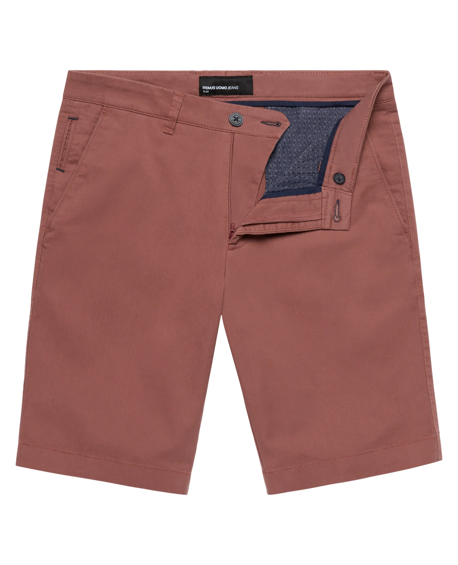 Slim Fit Cotton Stretch Chino Shorts - Image 6