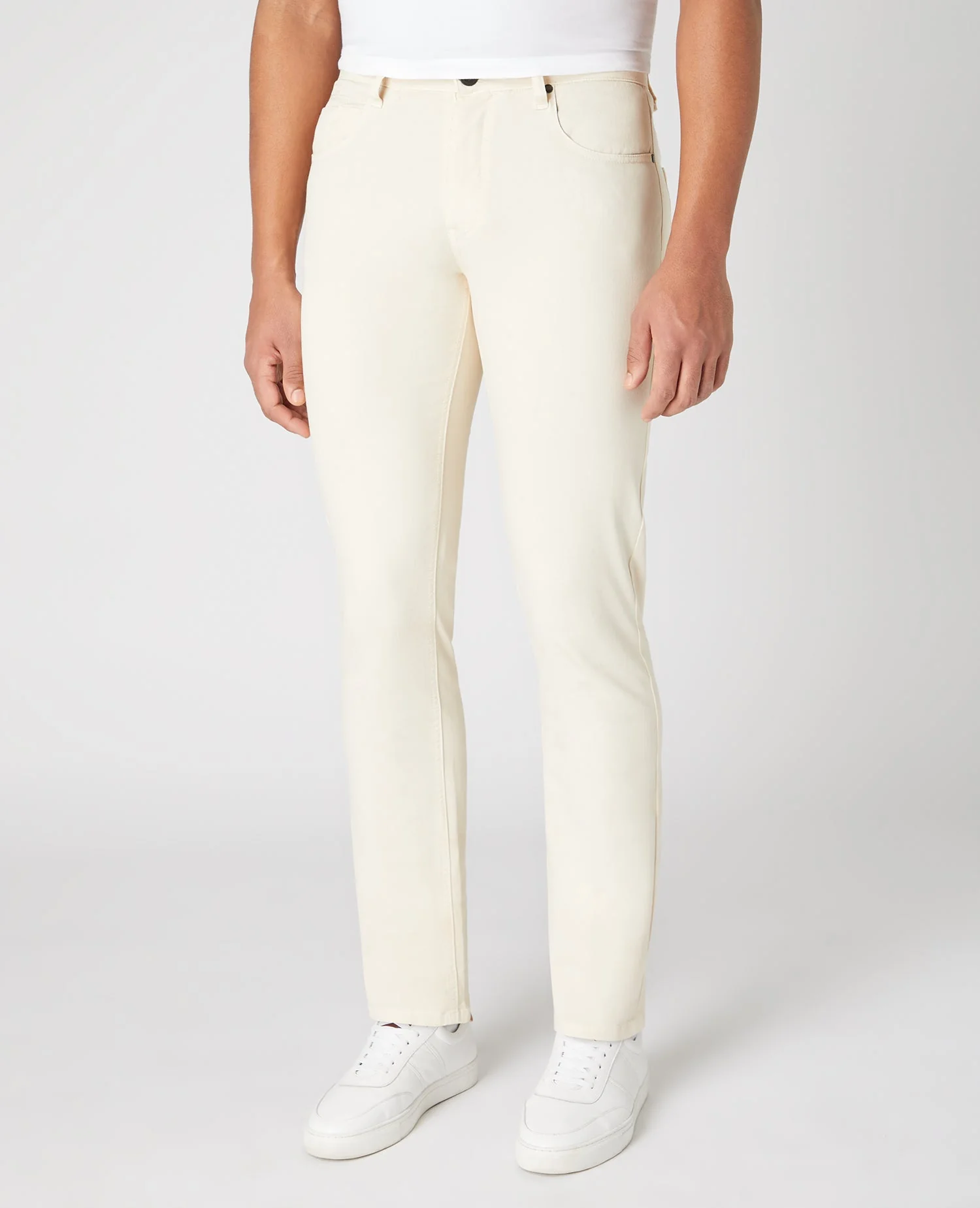 Slim Leg Cotton-Stretch Jeans