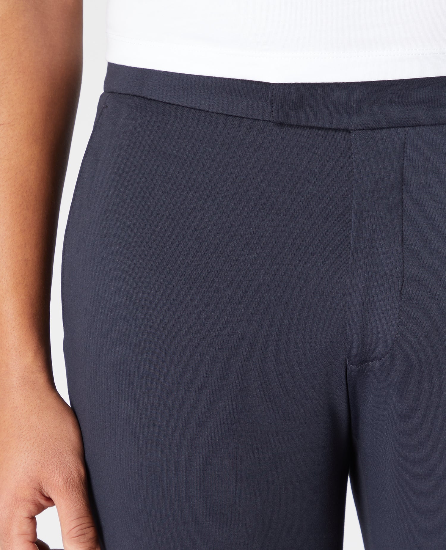 Slim Fit Cotton-Stretch Shorts - Image 4