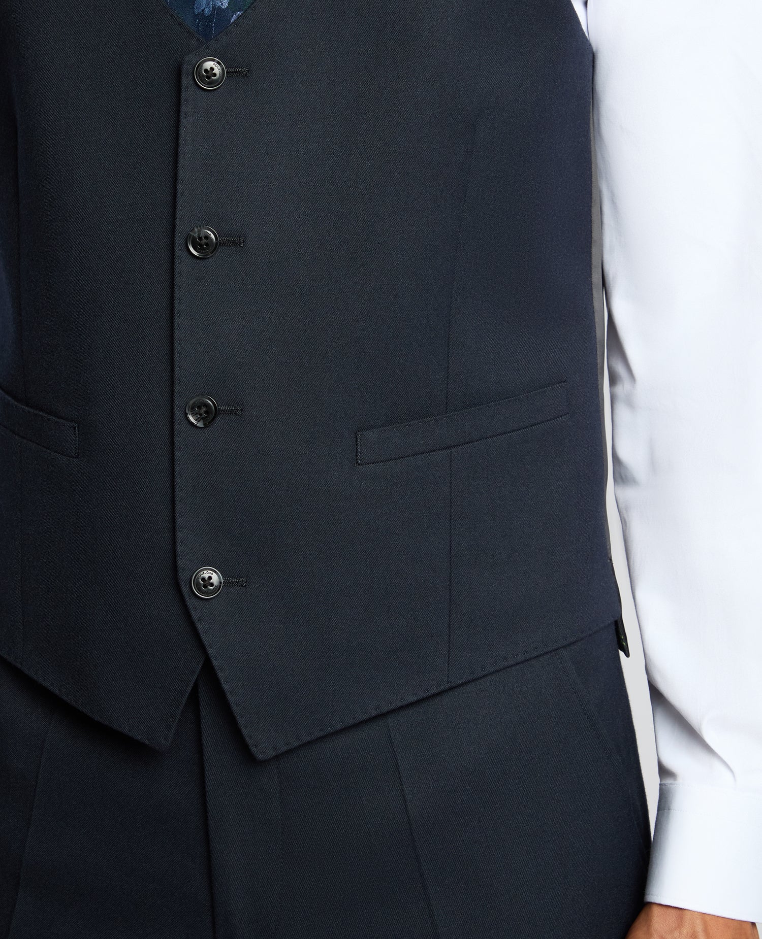 Slim Fit Stretch Waistcoat - Image 4