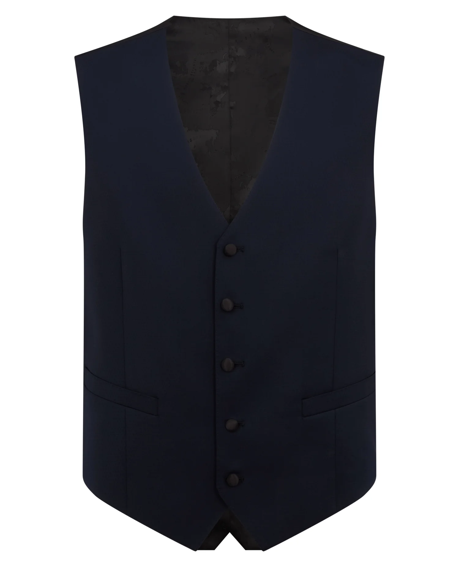 Tapered Fit Wool-Rich Mix and Match Suit Waistcoat