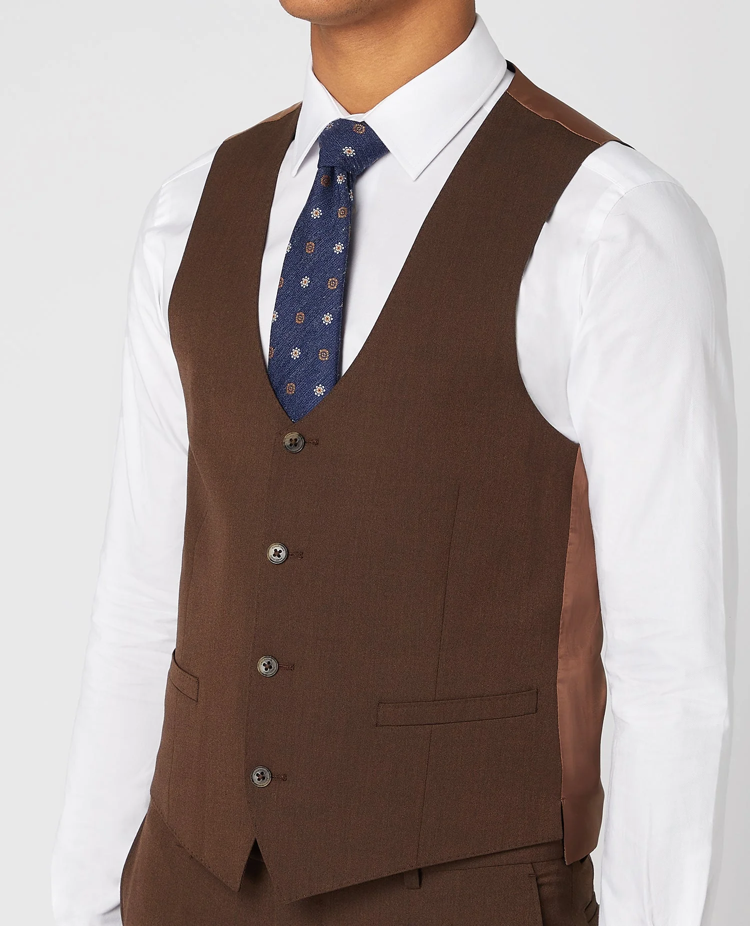 X-Slim Fit Stretch Waistcoat - Image 4