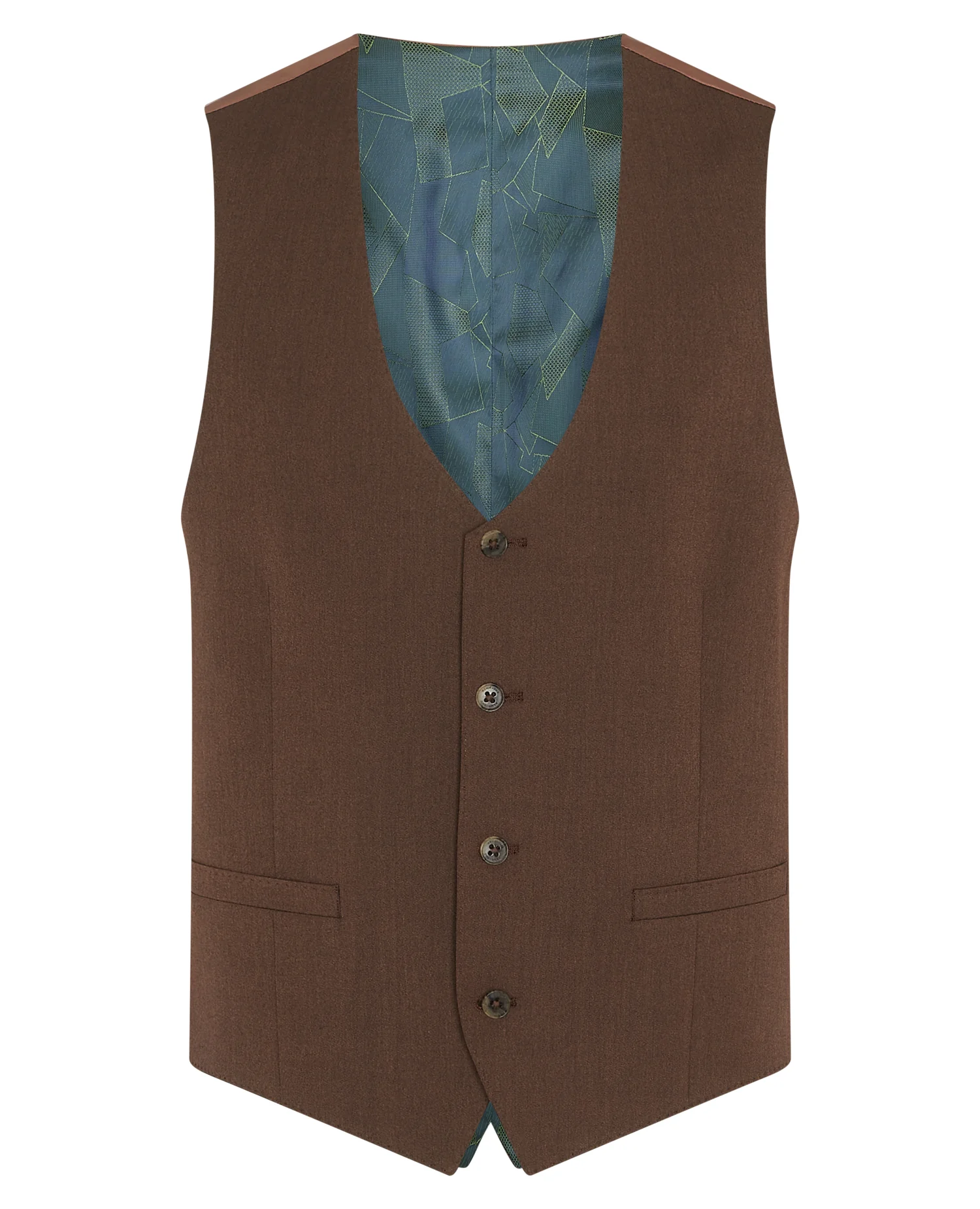 X-Slim Fit Stretch Waistcoat - Image 6