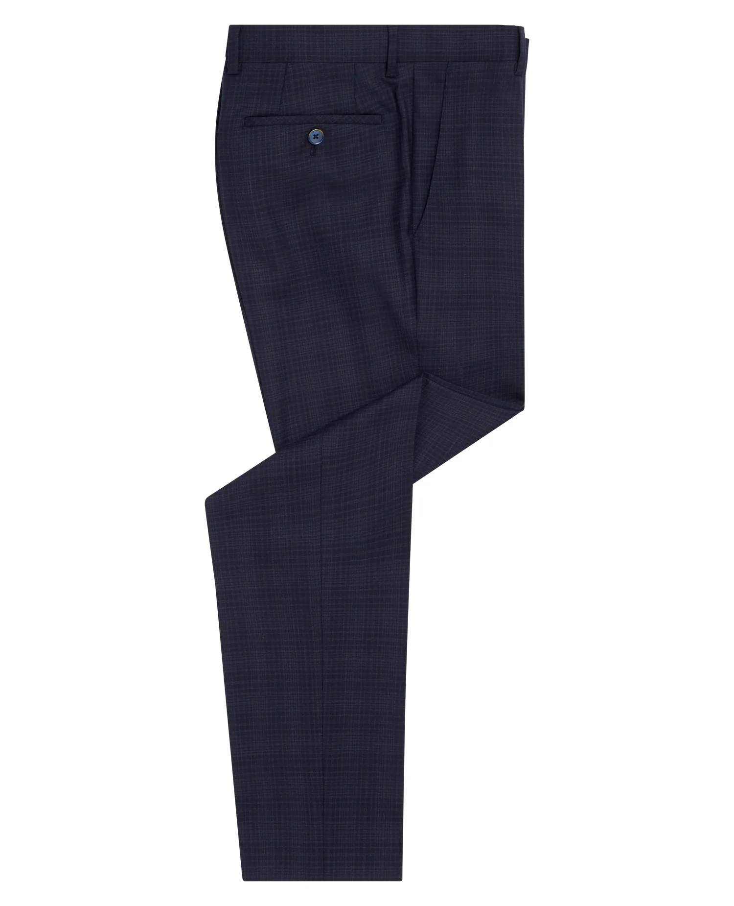 X-Slim Leg Checked Wool-Rich Mix and Match Suit Trousers