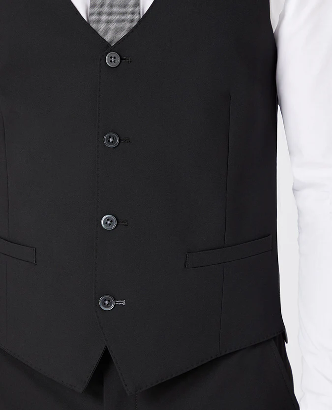 X-Slim Fit Stretch Waistcoat - Image 4