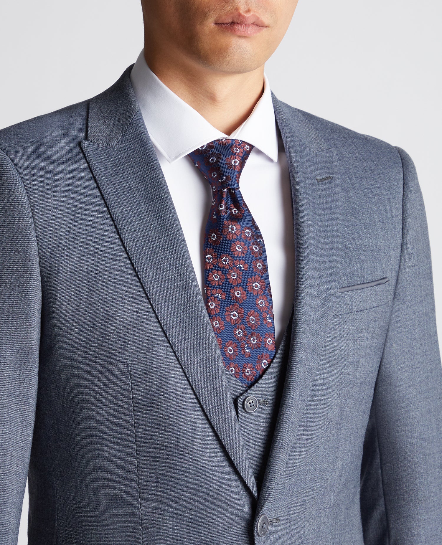 X-Slim Fit Wool Blend Mix And Match Suit - Image 5